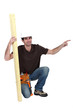 Craftsman with wood
