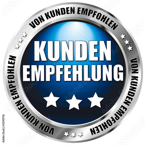 Vector: button "kunden empfehlung" button "kunden empfehlung"