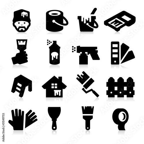 Vector: Painting Icons Painting Icons
