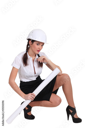 Photo: Sexy female entrepreneur Sexy female entrepreneur