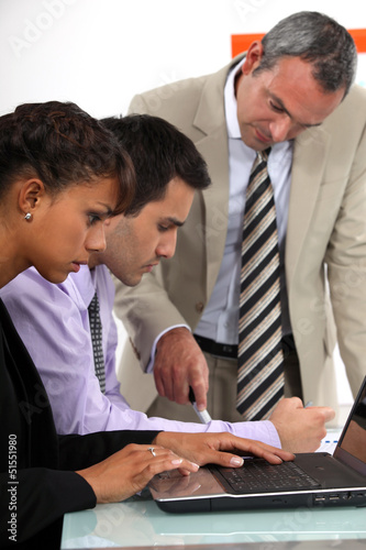 Photo: A group of hard-working business professionals A group of hard-working business professionals
