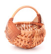 Empty wicker basket