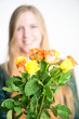 Rosen verschenken