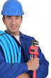 portrait of a plumber