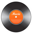 Vector vinyl icon