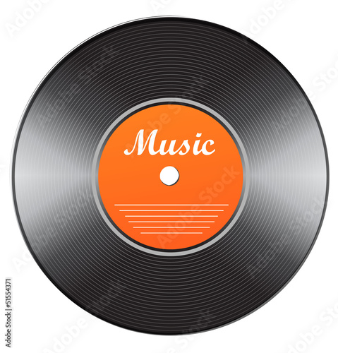 Vector: Vector vinyl icon Vector vinyl icon