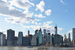 Manhattan Skyline over Hudson River.