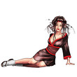 Geisha sitting