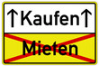 Vektor: Mieten Kaufen Schild #130418-svg02 Mieten Kaufen Schild #130418-svg02