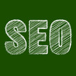 Vektor: SEO Tafel Kreide SEO Tafel Kreide