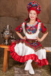 Russian girl in national dress