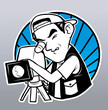 Vector: videographer videographer