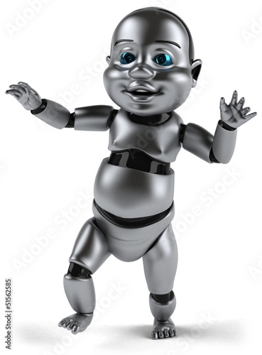 Illustration: Baby robot Baby robot