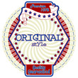 retro label