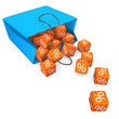 Shopping Bag Percent Cubes