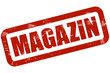 Grunge Stempel rot MAGAZIN
