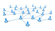 Ilustración: Business network connections Business network connections