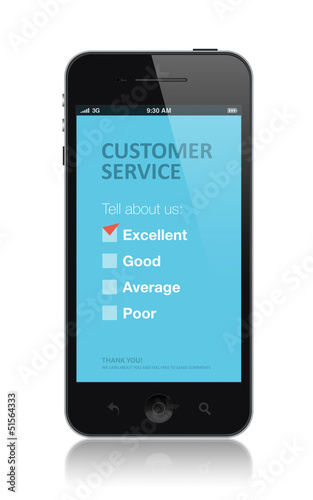 Illustration: Customer service survey application Customer service survey application