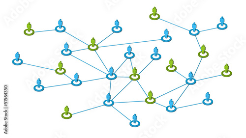 Illustration: Social network connections Social network connections