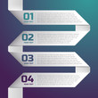 Business diagram template with text fields