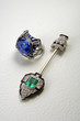 vintage stylish jewelry with ring and brooch