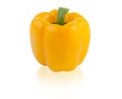 Photo: Sweet yellow pepper isolated on white background Sweet yellow pepper isolated on white background