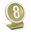 "Eight" Golden Icon
