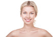 smiling young blond woman