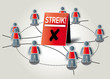 Streik, streiken, Gewerkschaft, Urabstimmung