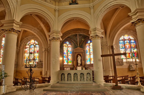 Photo: interior of the church Saint Martin of Triel sur Seine interior of the church Saint Martin of Triel sur Seine