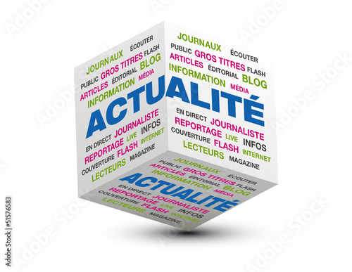 Vector: cube 3d actualité cube 3d actualité
