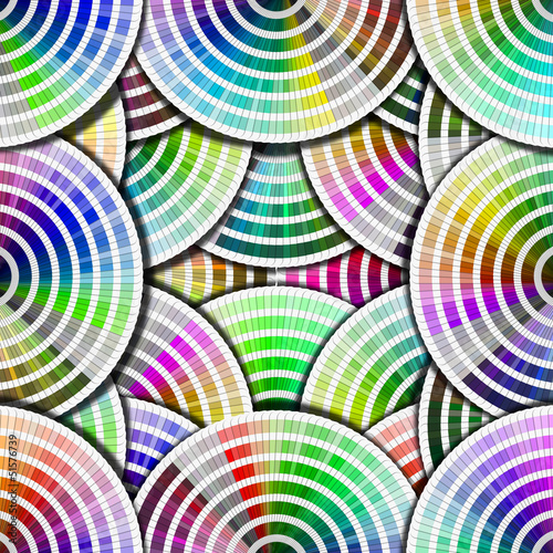 Illustration: Pantone Color Palette - Background Pantone Color Palette - Background