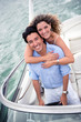 Couple on a yacht