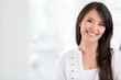 Woman smiling