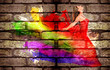 Graffiti of a woman