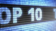 "TOP 10" on screen. Looping.