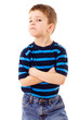 Discontent little boy