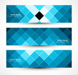 Abstract header blue mosaic texture whit vector design