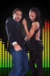 Young African Couple Dancing