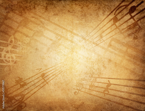 Photo: grunge musical background grunge musical background