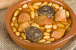 Fabada - Spanish bean stew with chorizo, ham and blood sausage