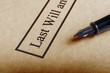 Last Will and Testament