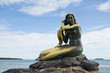 Foto: mermaid sculpture, Songkhla, Thailand mermaid sculpture, Songkhla, Thailand