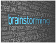 BRAINSTORMING Tag Cloud (teamwork ideas creativity clever smart)