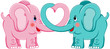Elephants in love