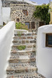 Traditional architecture of Oia village on Santorini island, Gre