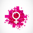 positive female gender symbol