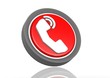Phone round icon
