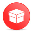 box red circle web glossy icon