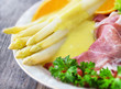 Spargel und Schinken